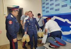 Новомосковские казаки поддерживают наших военных участвующих в СВО