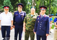 Новомосковские казаки почтили память войнов