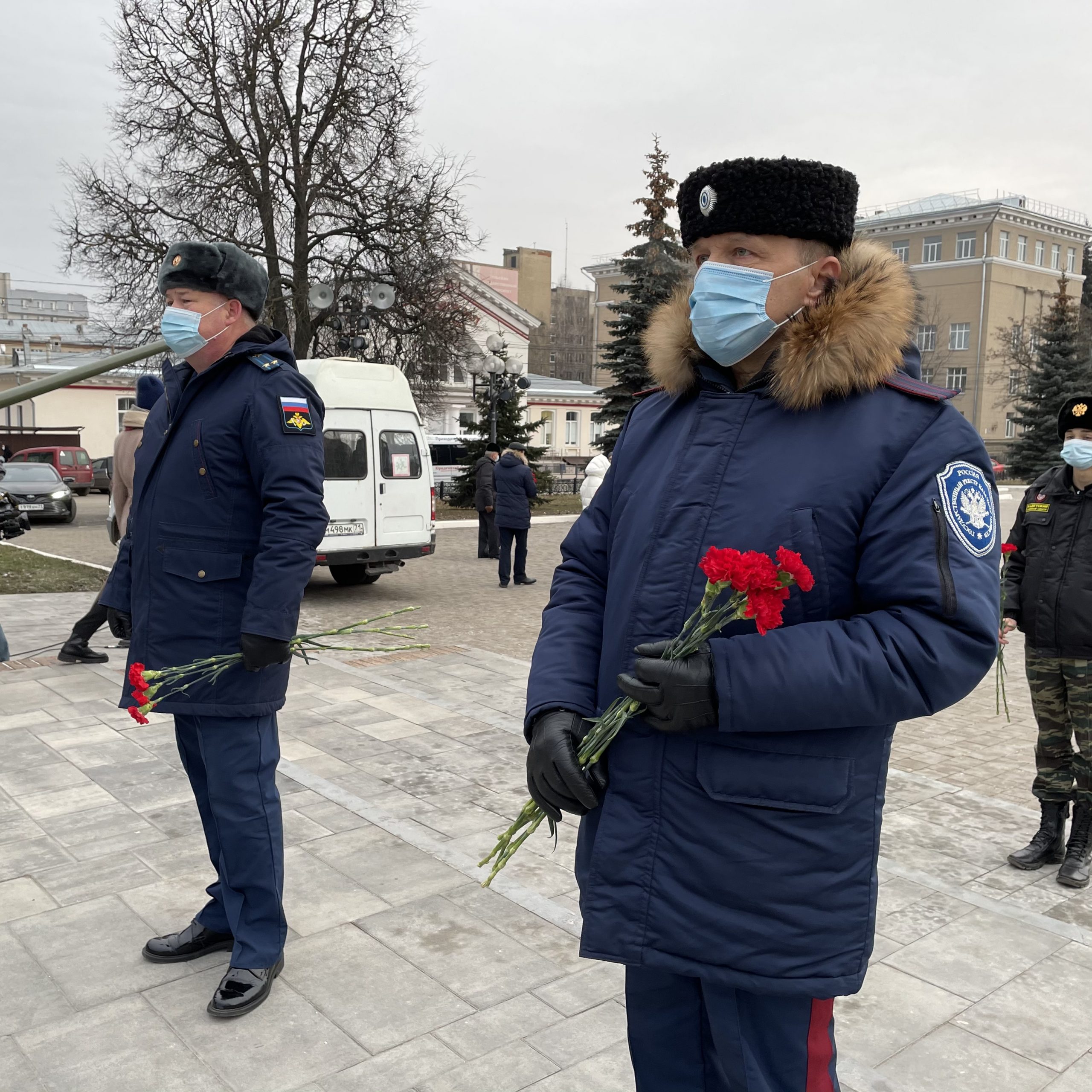 Атаман Альховик возложил цветы в день неизвестного солдата на пл.Победы.