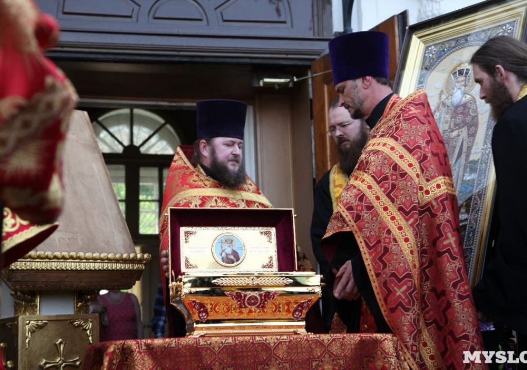 Тула встретила ковчег с мощами Равноапостольного князя Владимира
