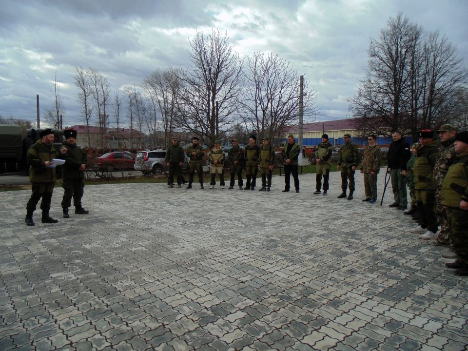 Очередной военно-полевой сбор для Тульского казачества ЗОКО ВКО ЦКВ прошел на полигоне Слободка 15 октября