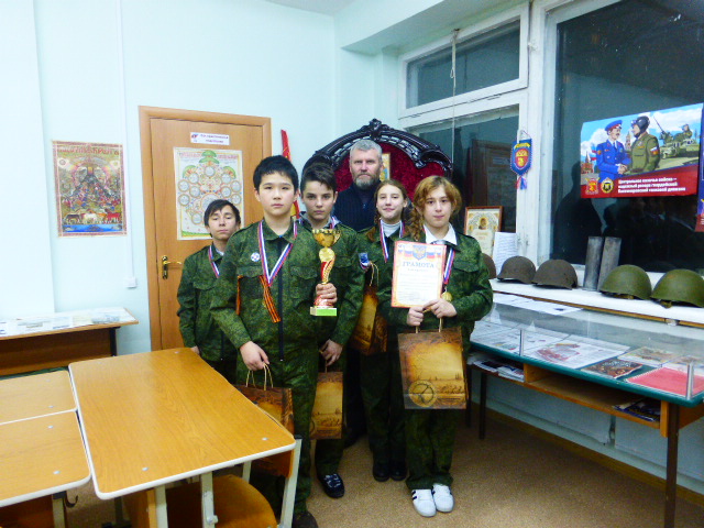 Ученики класса казачьей направленности центра образования № 10 успешно выступили на региональном этапе Всероссийского молодежного исторического квеста