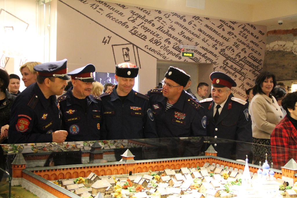 Открытие новой экспозиции в атриуме Тульского кремля